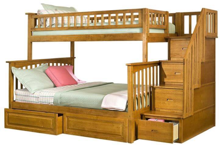 Twin Over Full Columbia Bunk Bed