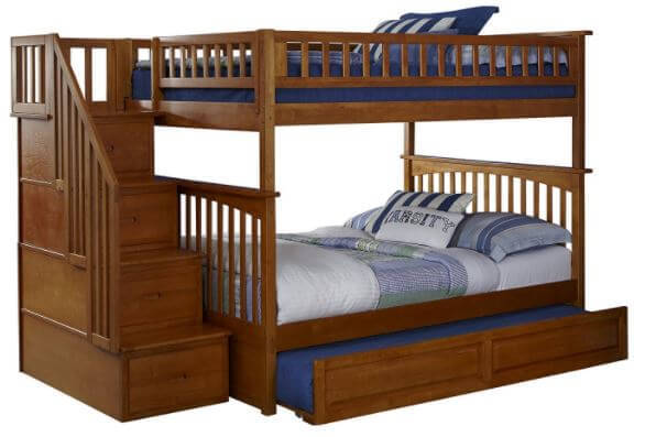 Bunk Bed with Trundle Bed