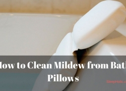 How to Clean Mildew from Bath Pillows