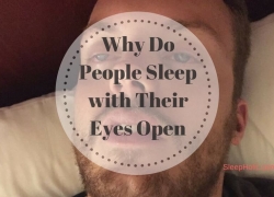 Why do People Sleep with Their Eyes Open